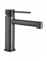 Grifo de lavabo monomando - black gun metal FIRENZE de IMEX
