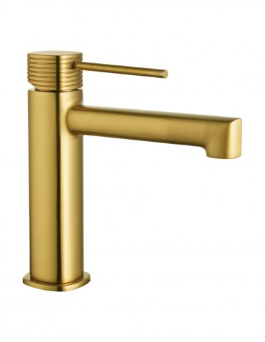 Grifo de lavabo monomando - oro cepillado FIRENZE de IMEX