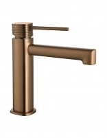 Grifo de lavabo monomando - oro rosa cepillado FIRENZE de IMEX