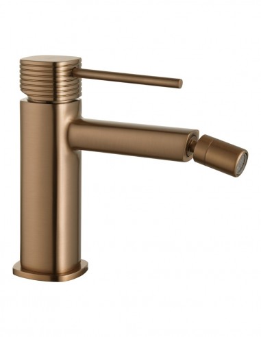 Grifo de bidé monomando - oro rosa cepillado FIRENZE de IMEX