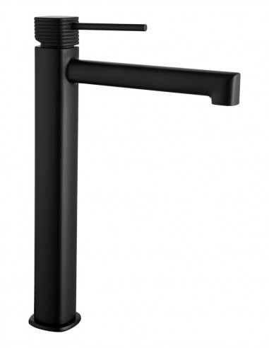 Grifo de lavabo alto monomando - negro FIRENZE de IMEX