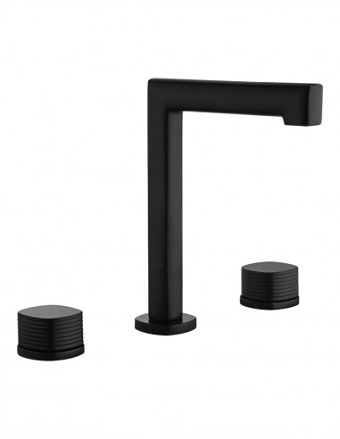 Grifo de lavabo sobre encimera - negro FIRENZE de IMEX