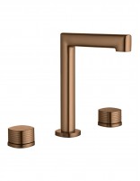 Grifo de lavabo sobre encimera - oro rosa cepillado FIRENZE de IMEX