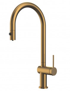 Grifo cocina LAZIO oro cepillado