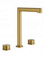 Grifo de lavabo alto sobre encimera - oro cepillado FIRENZE de IMEX