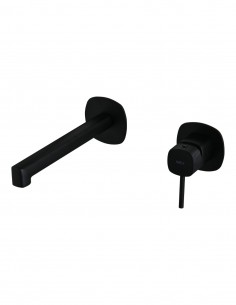 Grifo de lavabo empotrado monomando - negro FIRENZE de IMEX