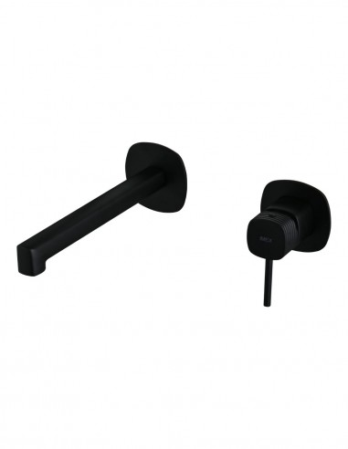 Grifo de lavabo empotrado monomando - negro FIRENZE de IMEX
