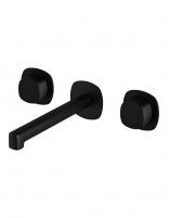 Grifo de lavabo empotrado bimando - negro FIRENZE de IMEX