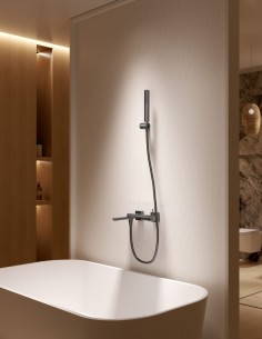 Monomando kit baño/ducha - black gun metal FIRENZE de IMEX 2