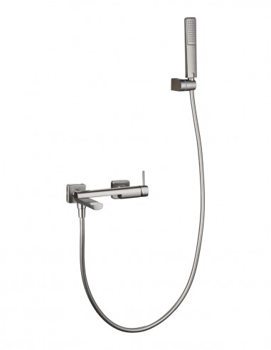 Monomando kit baño/ducha - níquel cepillado FIRENZE de IMEX