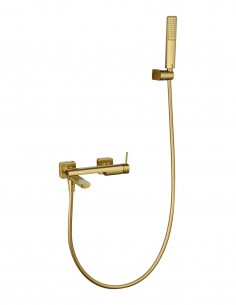 Monomando kit baño/ducha - oro cepillado FIRENZE de IMEX
