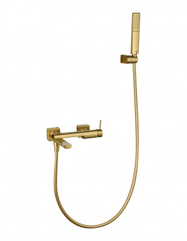 Monomando kit baño/ducha - oro cepillado FIRENZE de IMEX