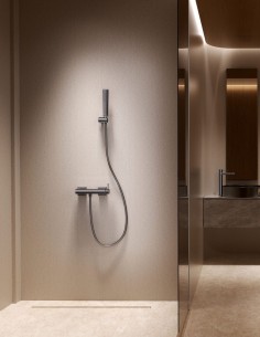 Monomando kit ducha - black gun metal FIRENZE de IMEX 2