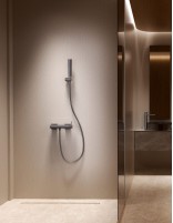 Monomando kit ducha - black gun metal FIRENZE de IMEX