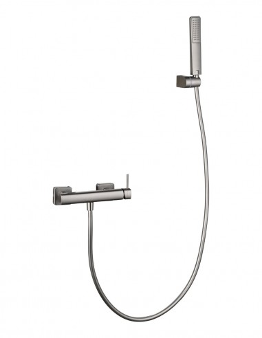Monomando kit ducha - níquel cepillado FIRENZE de IMEX