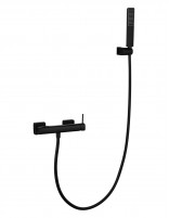 Kit de ducha monomando termostático - negro FIRENZE de IMEX