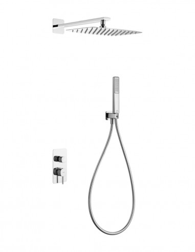 Conjunto de ducha empotrado monomando - cromo FIRENZE de IMEX