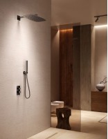 Conjunto de ducha empotrado monomando - black gun metal FIRENZE de IMEX