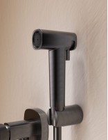 Grifo de bidé empotrado monomando - black gun metal FIRENZE de IMEX