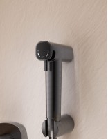 Grifo de bidé empotrado monomando - black gun metal FIRENZE de IMEX