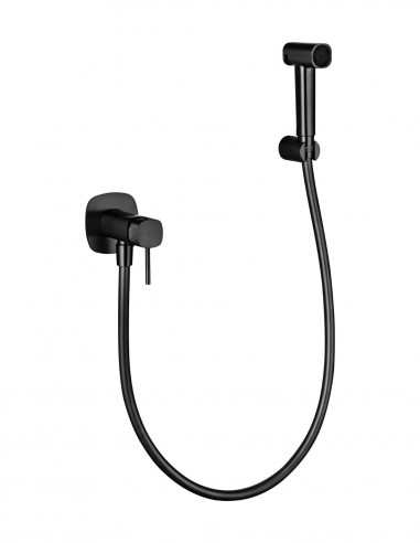 Grifo de bidé empotrado monomando - black gun metal FIRENZE de IMEX