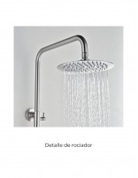 Conjunto barra de ducha monomando - níquel cepillado BLESS de IMEX