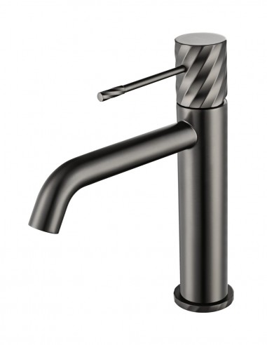 Grifo monomando de lavabo - black gun metal BLESS de IMEX