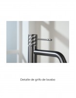 Grifo monomando de lavabo - black gun metal BLESS de IMEX