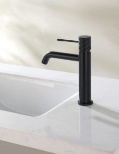 Grifo monomando de lavabo - negro BLESS de IMEX 2