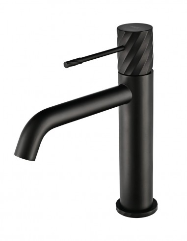 Grifo monomando de lavabo - negro BLESS de IMEX