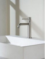 Grifo monomando de lavabo - níquel cepillado BLESS de IMEX