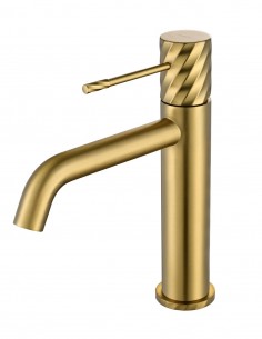 Grifo monomando de lavabo - oro cepillado BLESS de IMEX