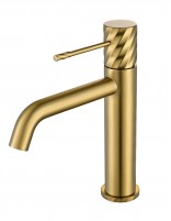 Grifo monomando de lavabo - oro cepillado BLESS de IMEX