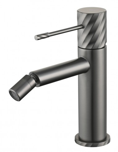 Grifo monomando de bidé - black gun metal BLESS de IMEX