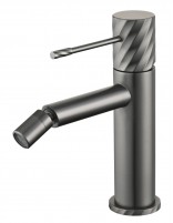 Grifo monomando de bidé - black gun metal BLESS de IMEX