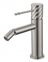 Grifo monomando de bidé - níquel cepillado BLESS de IMEX