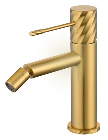 Grifo monomando de bidé - oro cepillado BLESS de IMEX