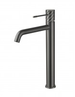 Grifo monomando lavabo alto - black gun metal BLESS de IMEX