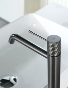 Grifo monomando lavabo alto - black gun metal BLESS de IMEX 2