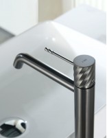 Grifo monomando lavabo alto - black gun metal BLESS de IMEX