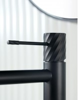 Grifo monomando lavabo alto - negro BLESS de IMEX