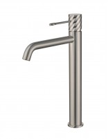 Grifo monomando lavabo alto - níquel cepillado BLESS de IMEX