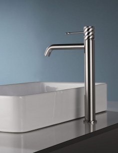 Grifo monomando lavabo alto - níquel cepillado BLESS de IMEX 2