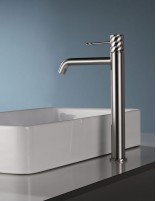Grifo monomando lavabo alto - níquel cepillado BLESS de IMEX