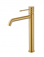 Grifo monomando lavabo alto - oro cepillado BLESS de IMEX