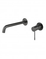 Grifo monomando de lavabo empotrado - black gun metal BLESS de IMEX