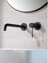 Grifo monomando de lavabo empotrado - negro BLESS de IMEX