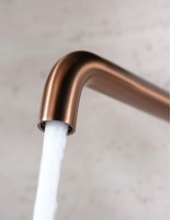 Grifo monomando de lavabo empotrado - oro rosa cepillado BLESS de IMEX