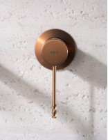 Grifo monomando de lavabo empotrado - oro rosa cepillado BLESS de IMEX