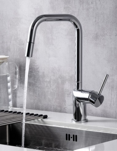 Grifo cocina MONZA - cromo IMEX detalle